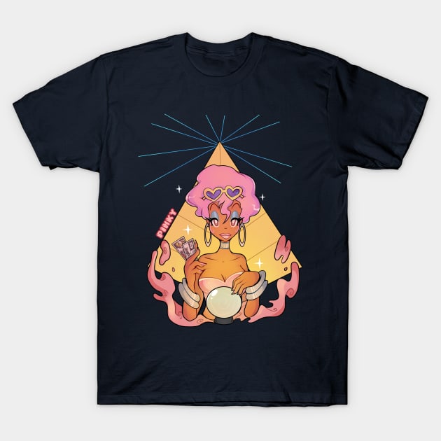 Pinky - Bust a groove T-Shirt by Yukipyro